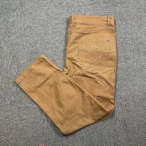 Duck Camp Golden Orange Duck Canvas Mens Outdoor Hunting Pants Size 42 R